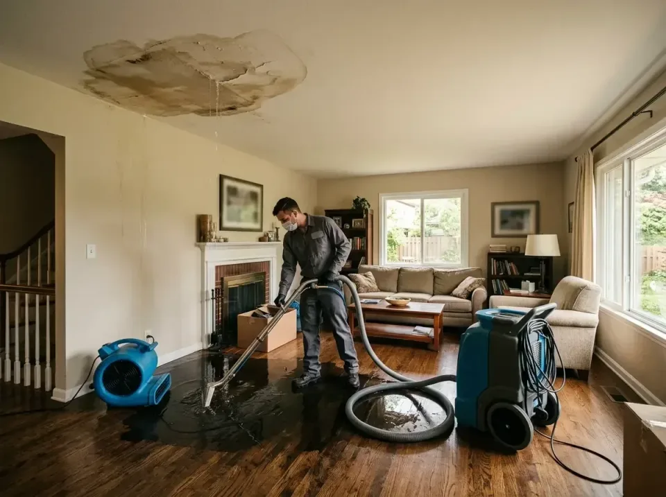attic-pipe-burst-ceiling-drip-008 — frequently asked questions, Water Damage Restoration & Carpet Care in Prichard, AL